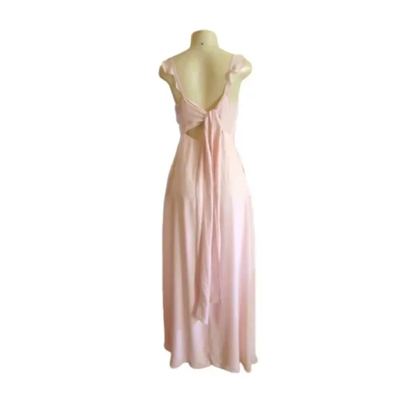 Birdy Grey Let's Get this Party Started Doris Pale Pink Gown Size M - Picture 5 of 9